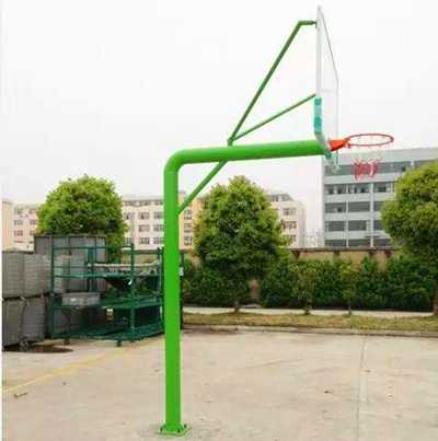Fixed single arm basketball stand